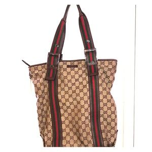 Authentic Vintage Gucci GG Supreme Travel Tote Bag